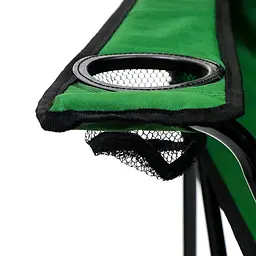 Стілець розкладний великий Mountain Outdoor 1101-7977-G, з підлокітниками - мініатюра 3