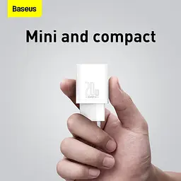 Зарядний пристрій Baseus Type-C to Lightning cable Super Si Quick Charger Set - мініатюра 5