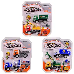 Інерційна іграшкова машина спецтехніка City Toy Builder для дітей віком від 3 років, пластик (2956C) в асортименті