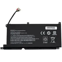 Батарея Hewlett Packard для ноутбука HP PG03XL (Версия 2) (Pavilion Gaming 15-DK Spectre X360 15-AP 15T-AP) 11.4V 4150mAh Чорний - мініатюра 2