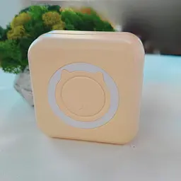 Портативний Міні принтер Дитячий Принтер кишеньковий з термодруком Mini printer Жовтий - мініатюра 2