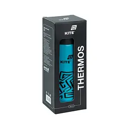 Термос Kite 500 мл, темно-бірюзовий (K25-1222-1) - мініатюра 5