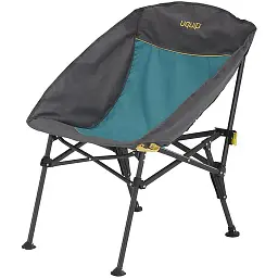 Стілець розкладний Uquip Comfy блакитний з сірим (244011) - мініатюра 3