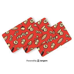 Криптогаманець Tangem 2.0 Bitcoin Pizza Day Wallet набір з 3 карток (TG-PIZZADAY) - мініатюра 2