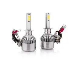 Лампа автомобільна LED C6 H1 діодна лампа для автомобіля Silver (av199) - мініатюра 2