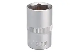 Головка торцева шестигранна Intertool 15мм x 1/2" матова - мініатюра 2