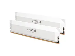 Пам'ять для настільних комп'ютерів Crucial 32 GB (2x16GB) DDR5 6400 MHz Pro White (CP2K16G64C38U5W)