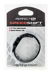 Ерекційне кільце Perfect Fit Speed Shift Black (чорний) - мініатюра 3
