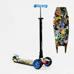 Самокат Maxi Best Scooter 59х15х30 см Різнобарвний 000231327 - мініатюра 2