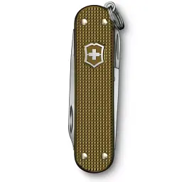 Ніж Victorinox Classic SD Terra Brown 58мм,5функ,ріфл.кор - мініатюра 3