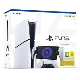 Ігрова консоль Sony PlayStation 5 Slim 1 ТБ + Пристрій для дистанційної гри Sony PlayStation Portal White - мініатюра 6