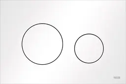 Клавіша змиву Tece Loop білий матовий, Білий матовий 9240926