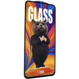 Захисне скло DK Full Glue Cat ESD Anti-Dust для Samsung Galaxy S23 FE S711 016197 black