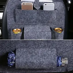 Універсальний Організатор на спинку сидіння автомобіля S4C 60 x 30 см 6 кишень (NJ-240) - мініатюра 4