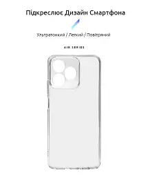Чохол ArmorStandart Air для Realme C51 Camera cover Clear - мініатюра 2