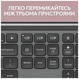Комплект Logitech MK950 Bluetooth/Wireles UA Graphite (920-012490) - мініатюра 12