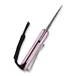 Ніж складаний кишеньковий Civivi Purr, (4.65 см) Nitro-V / G10 рожевий/білий - мініатюра 7