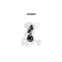 Коляска Kidilo 3в1 H2D (Black) (1111556) - мініатюра 8