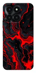 TPU чохол Demsky Black red marble для Huawei Honor X6a