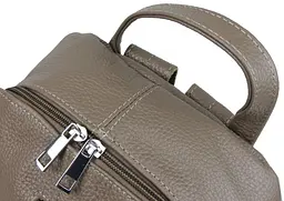 Рюкзак шкіряний жіночий Borsacomoda 841.035 14 л Світло Коричневий - мініатюра 9
