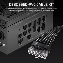 Блок живлення Corsair RM1000x 1000W ATX 3.1 80+ Gold (CP-9020300-EU) - мініатюра 7