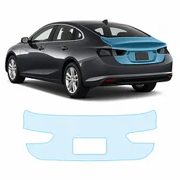 Антигравійна захисна бронеплівка за лекалами для Chevrolet Malibu IX 2016-2018 - зона кришки багажника