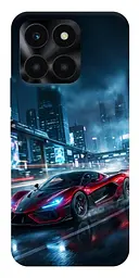 TPU чохол Demsky Red sport car для Huawei Honor X6a