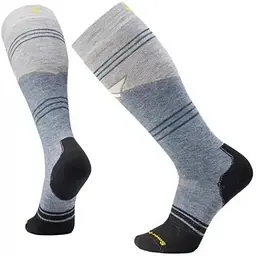 Шкарпетки Smartwool Snowboard Full Cushion Mountain Geo Pattern OTC M Pewter Smart Wool (1033-SW SW002156.L88-M)