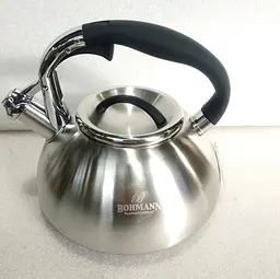 Чайник із свистком 3 л Bohmann BH 7602-30 black - мініатюра 3