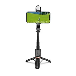 Селфі-трипод WIWU Mini Selfie Stick Wi-SE011 (with filled lights) Чорний - мініатюра 3