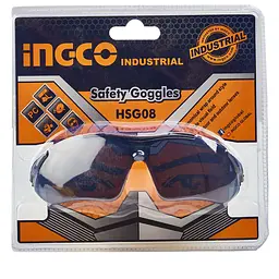Окуляри захисні Ingco Profi Industrial затемнені (HSG08) - мініатюра 7