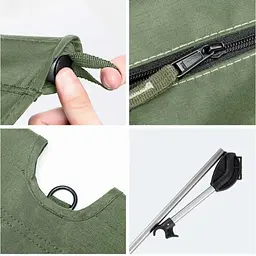 Ліжко складане Naturehike XJC05 NH20JJ001, Поліестер Oxford/алюміній, зелений - мініатюра 9