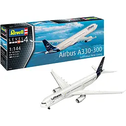 Збірна модель Revell Літак Airbus A330-300 Lufthansa масштаб 1:144, 108 деталей (RVL-03816) - мініатюра 2