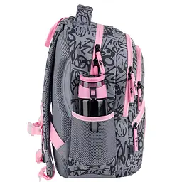 Рюкзак GoPack Education 175M-4 Fluffy Heart Сіро-рожевий (GO26-175M-4) - мініатюра 5