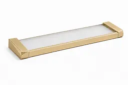 Скляна полиця VBI Pluto 51,5 см brushed gold VBI-040809BG