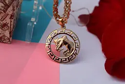 Кулон зодіак Xuping Jewelry тілець 2.5 см золотистий
