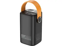 Зовнішній акумулятор (павербанк) Hoco DB160 Astrum 60000mAh Black - мініатюра 3