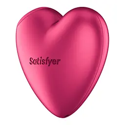 Стимулятор Satisfyer Cutie Heart Battery Series Вакуумний -серце з вібрацією - мініатюра 2