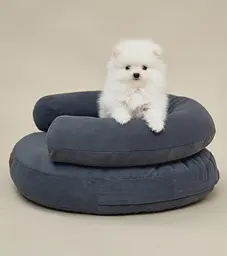 Лежак ортопедичний для собак "Marshmallow" темно-сірий XS (60*57) - мініатюра 2