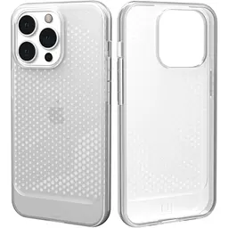 Оригінальний протиударний силіконовий чохол UAG Lucent для iPhone 13 Pro (6.1") Ice (11315N314343) - мініатюра 4