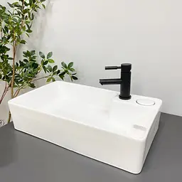 Умивальник VBI Altamura M white на пральну машинку VBI-016001, Білий - мініатюра 2