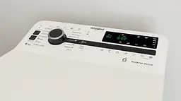 Whirlpool Пральна машина вертикальна, 6кг, 1200, B, 60см, дисплей, інвертор, білий - мініатюра 8