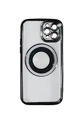 Магнітний чохол XON PhoneCase Magnetic для iPhone 11 Pro (PCMC1111300B 8017) Чорний/Прозорий - мініатюра 3