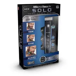 Чоловічий тример Digital Micro Touch Solo, Машинка для стрижки бороди 3 в 1 - мініатюра 6