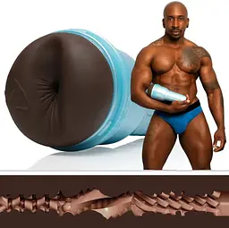 Мастурбатор-попка Fleshlight Fleshjack Boys: Max Konnor Overdrive зліпок, 25 см (чорний) - мініатюра 2