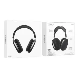 Накладні бездротові Bluetooth навушники Borofone BO22 з мікрофоном для Чорний - мініатюра 5