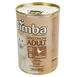 Вологий корм для кішок Simba Cat Wet дичина 415 г (70009539) - мініатюра 2