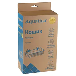 Поличка Aquatica на вакуумних присосках s38 244×145×83мм (9783829) - мініатюра 4