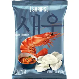 Креветкові чипси Shrips зі смаком Том-Ям 50 г