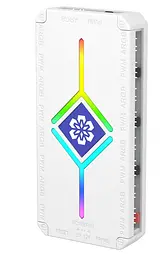 Контролер Coolmoon PWM ARGB controller (H9 WHITE) White - мініатюра 7